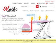 Tablet Screenshot of macko.pl